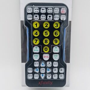 Xfinity Comcast Backlit Large Button Big EZ Oversized Universal Remote Control